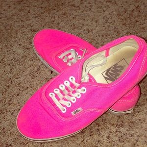 Hot pink vans